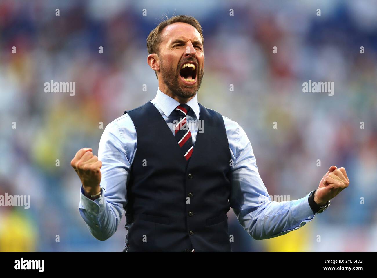 Schweden gegen England: Viertelfinale - FIFA Fussball-Weltmeisterschaft 2018 Russland Stockfoto