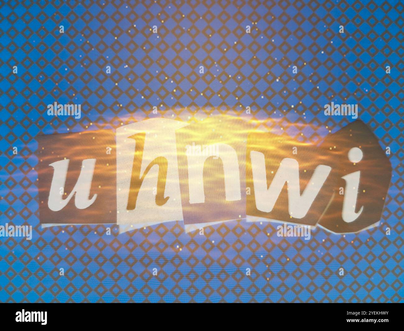 Akronym UHNWI for Ultra High-Net-Worth Individuals Stockfoto