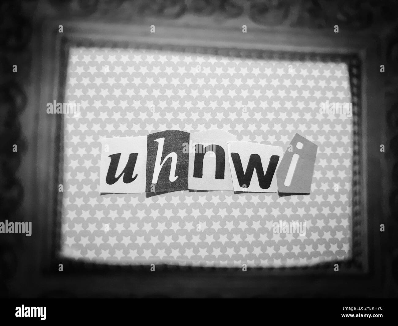 Akronym UHNWI for Ultra High-Net-Worth Individuals Stockfoto