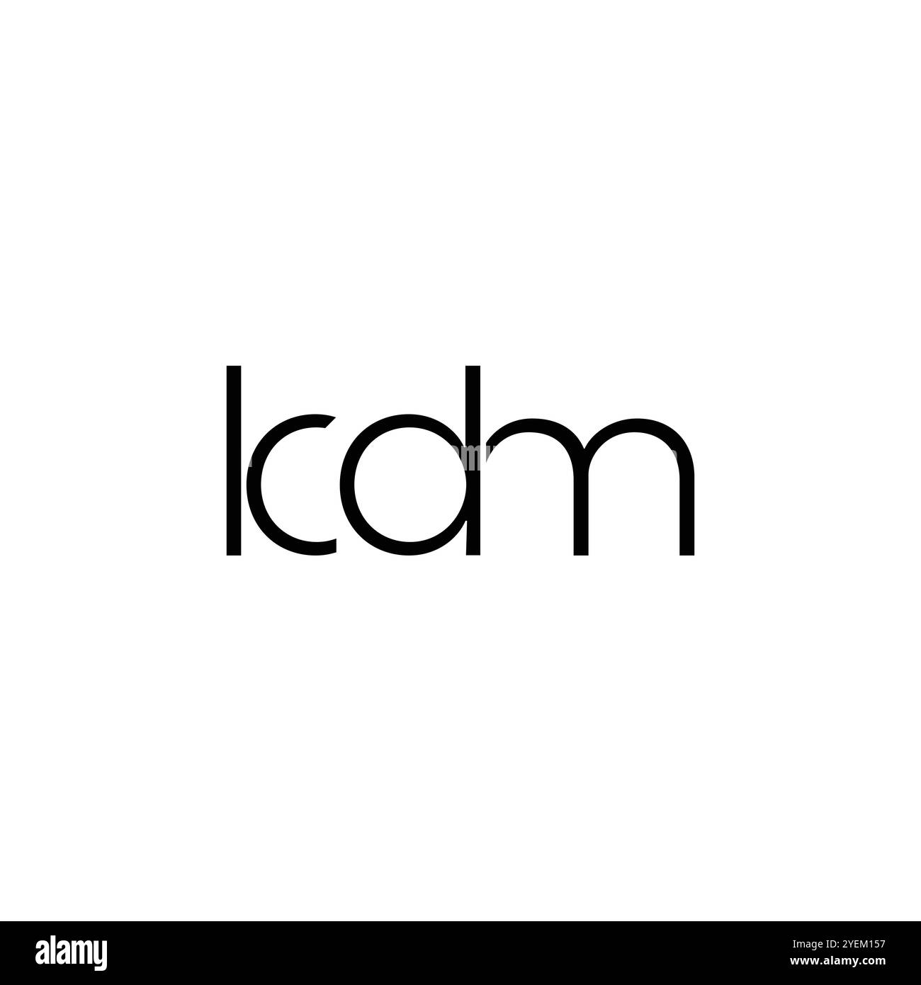 K D M-Monogramm-Logo Stock Vektor