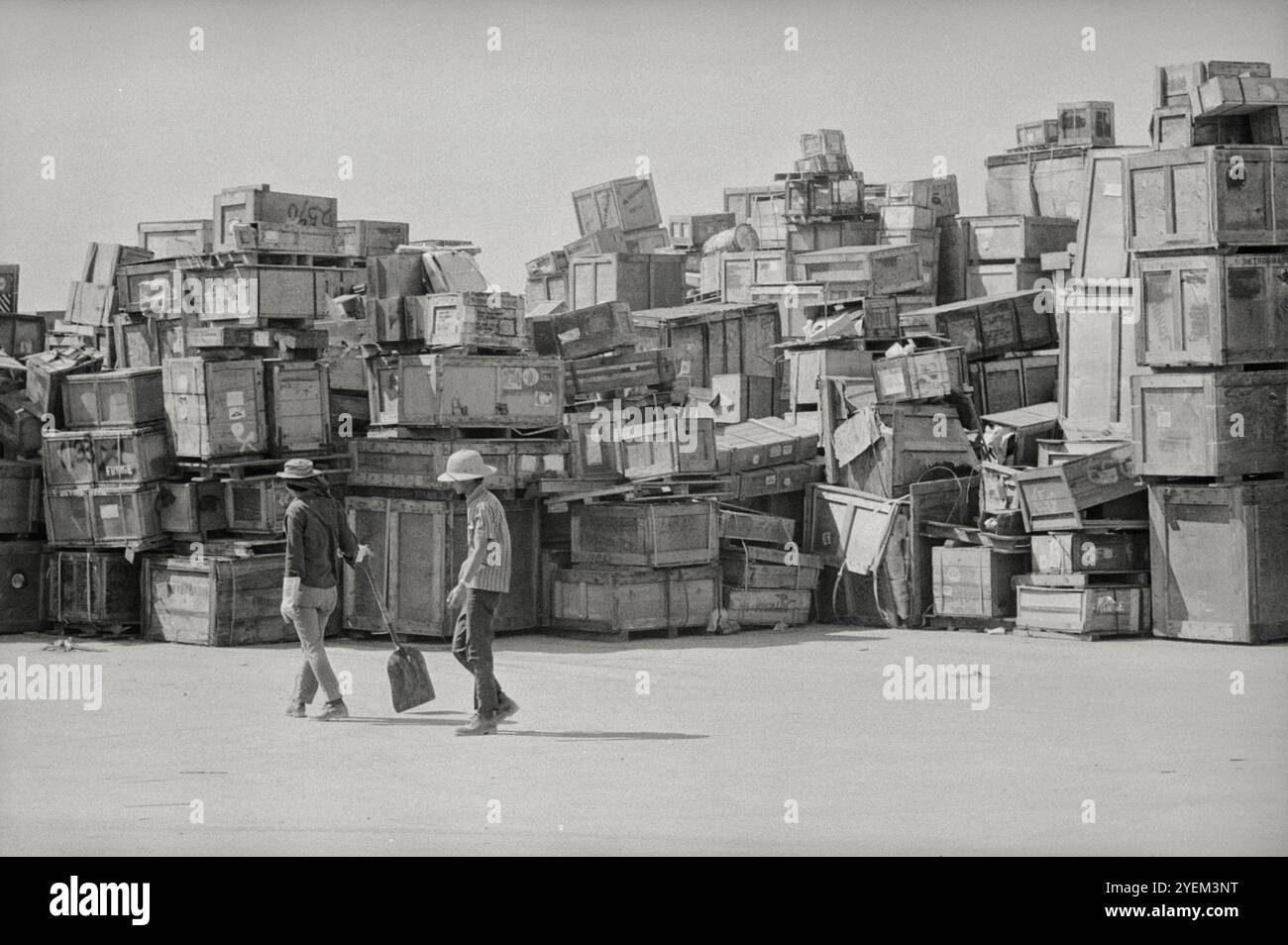 Vintage-Foto von Okinawa. Japan. 8. Juni 1971 Stockfoto