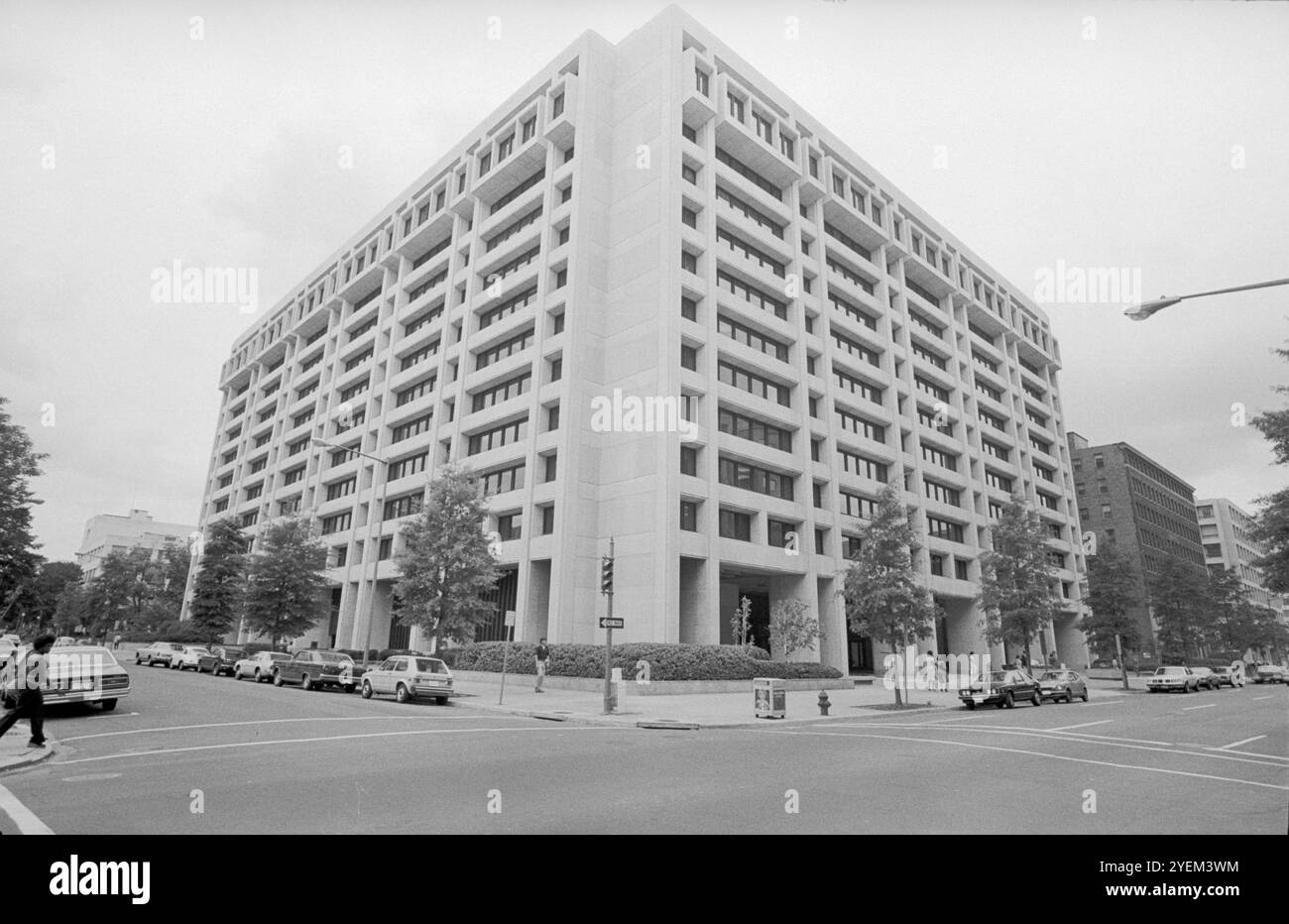 Vintage-Foto vom Gebäude des Internationalen Währungsfonds (700 19th St. NW, Washington, D.C.) USA. 24. Mai 1977 Stockfoto