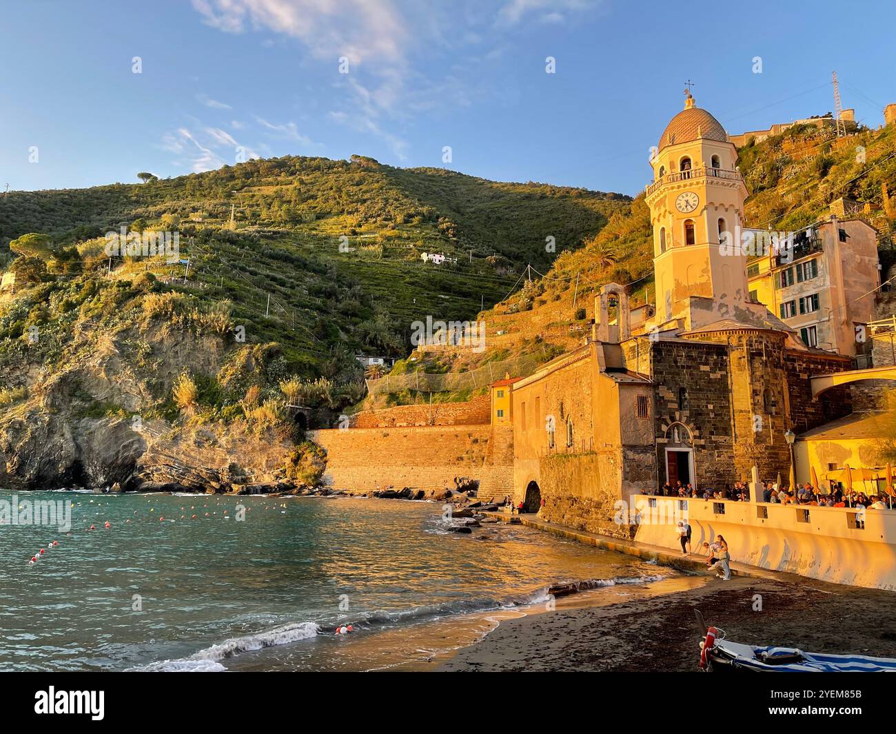 Küste Von Vernazza - Smartphone-aufgenommenes Stockfoto