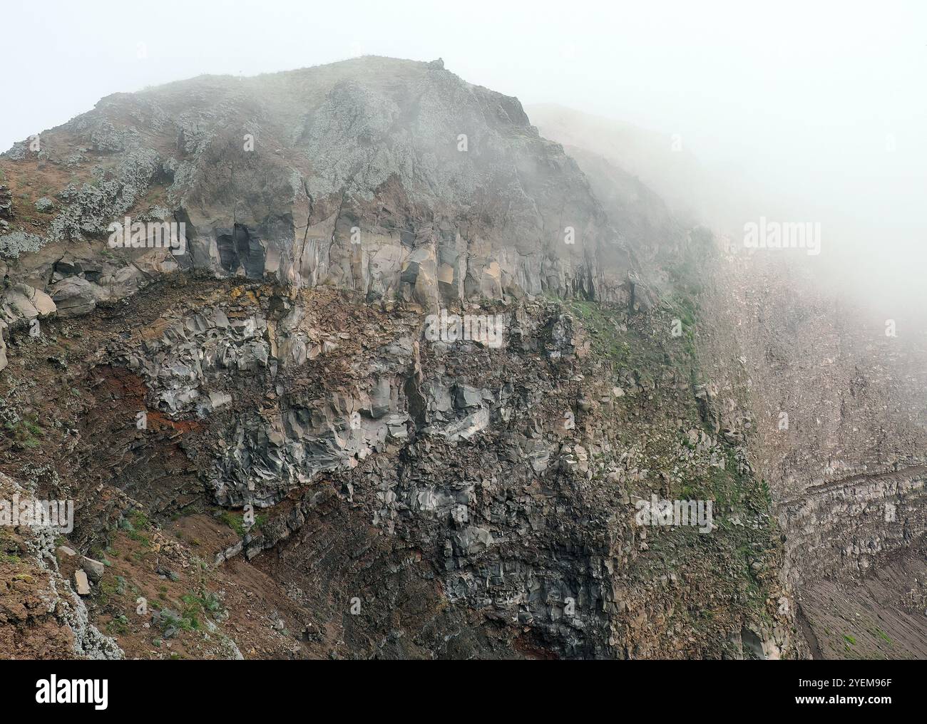 Vesuv, Nationalpark Vesuv, Vesuv, Parco Nazionale del Vesuvio, Golf von Neapel, Kampanien, Italien, Europa Stockfoto