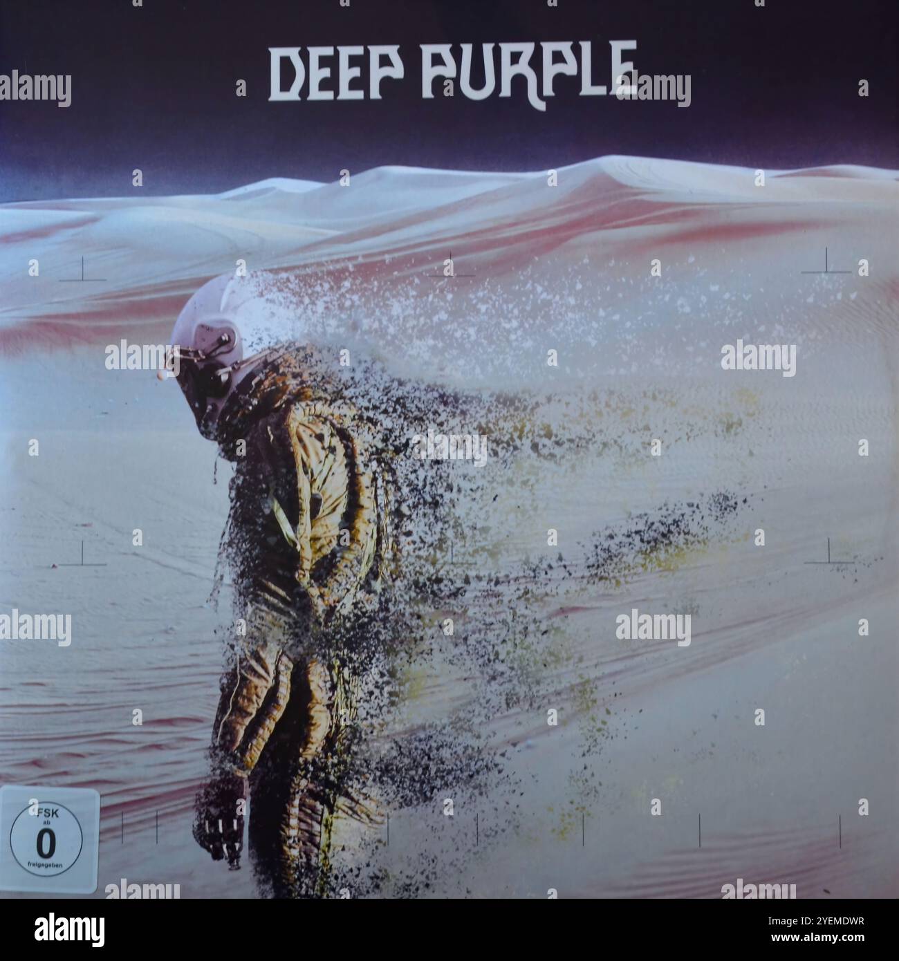 Tiefes Lila – Whoosh! - Original-Vinyl-Cover Stockfoto