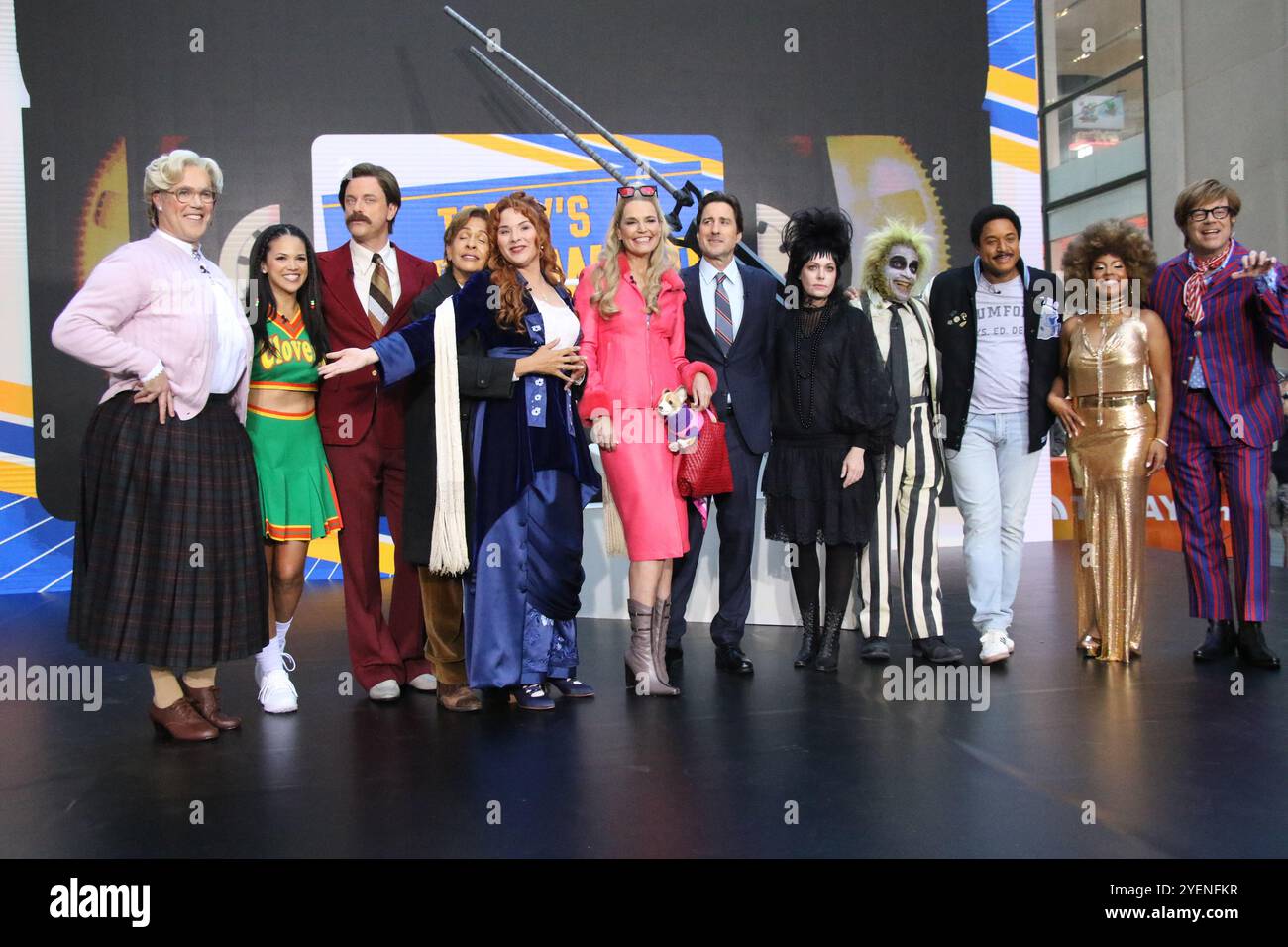 New York, New York, USA. 31. Oktober 2024. Die „Today“ Halloween Celebration 2024 von NBC am 31. Oktober 2024 in New York City am Rockefeller Plaza. Quelle: Rw/Media Punch/Alamy Live News Stockfoto