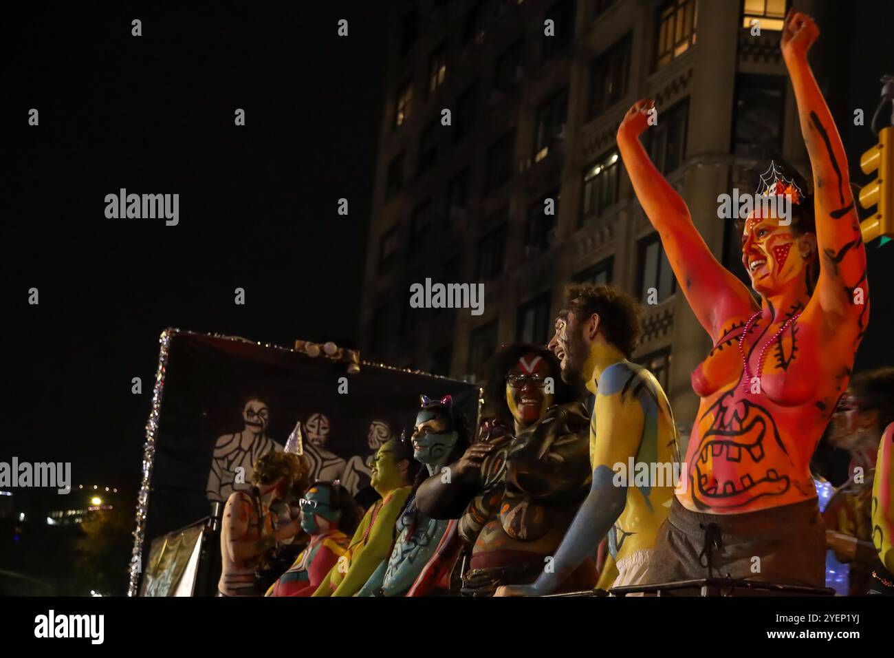 51. Jährliche Halloween-Parade in Lower Manhattan, New York, 31. Oktober 2024. Stockfoto