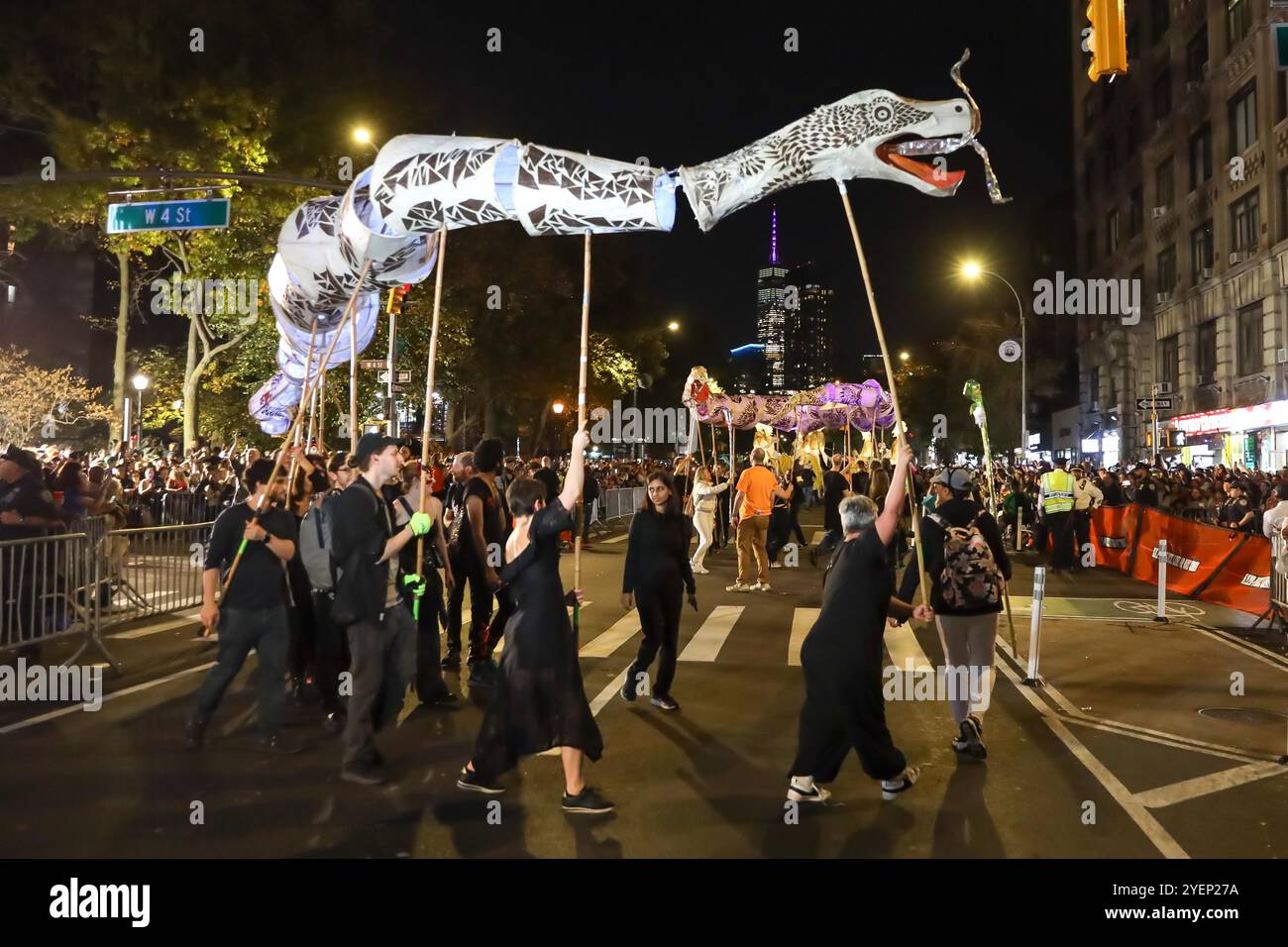 51. Jährliche Halloween-Parade in Lower Manhattan, New York, 31. Oktober 2024. Stockfoto