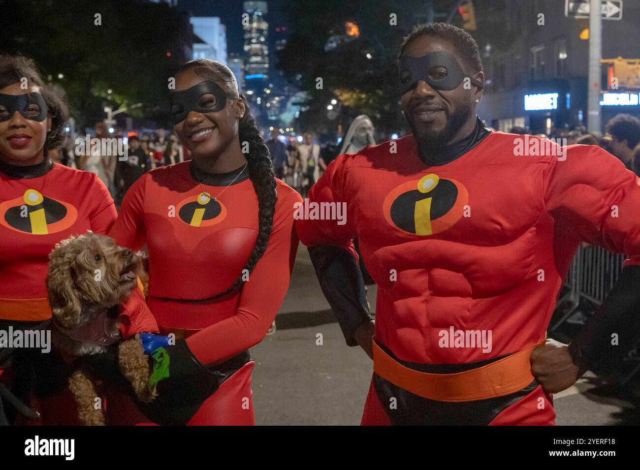 New York, Usa. 31. Oktober 2024. New York City Public Advocate Jumaane Williams nimmt 2024 an der 51. Jährlichen Village Halloween Parade in New York City am 31. Oktober 2024 Teil. Quelle: SOPA Images Limited/Alamy Live News Stockfoto