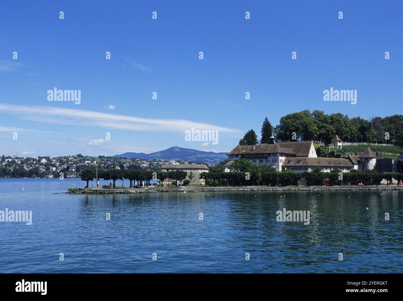 Genfer See Stockfoto