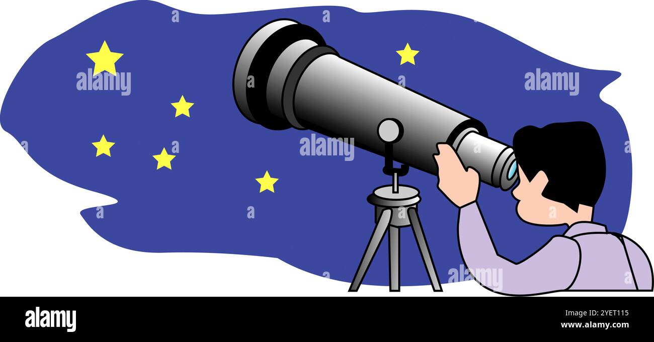 Astronomische Beobachtung Stockfoto