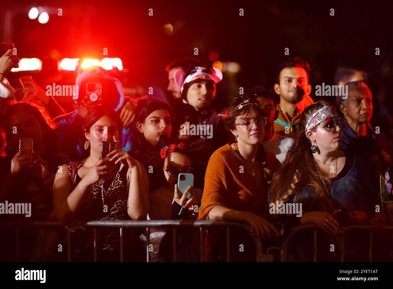 New York, USA. 31. Oktober 2024. Man sieht die 51. Village Halloween Parade in New York, USA, am 31. Oktober 2024. Quelle: Li Rui/Xinhua/Alamy Live News Stockfoto