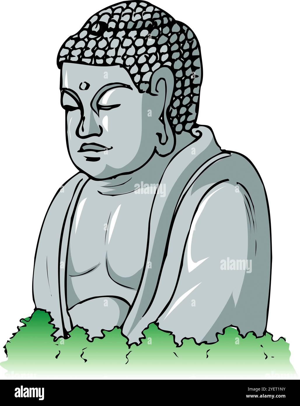 Großer Buddha von Kamakura Stockfoto