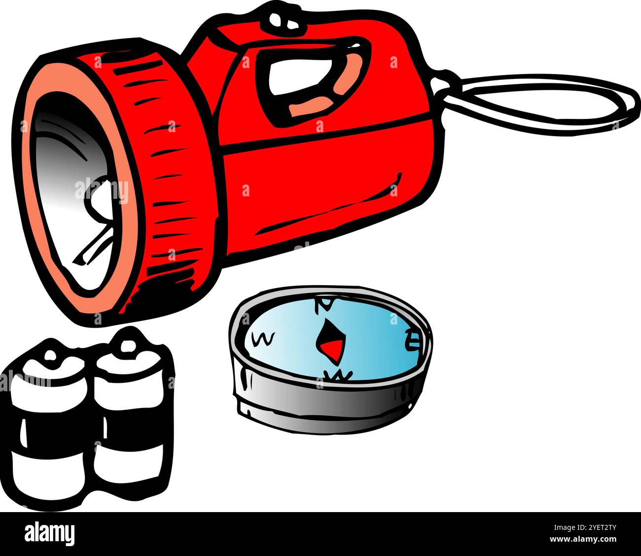 Taschenlampe Stockfoto