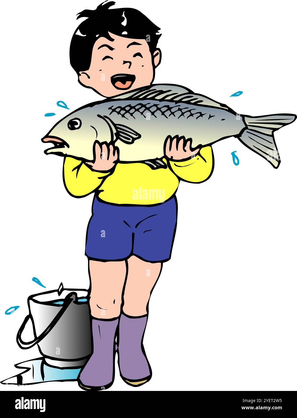 Angelteich Stockfoto