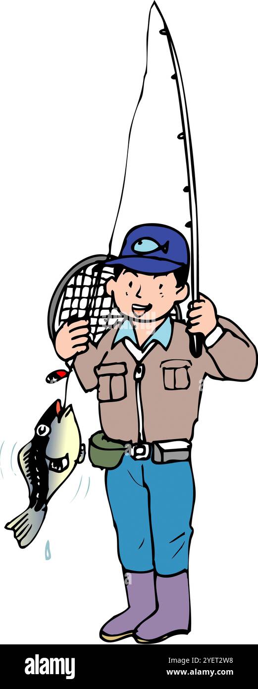 Angeln Stockfoto