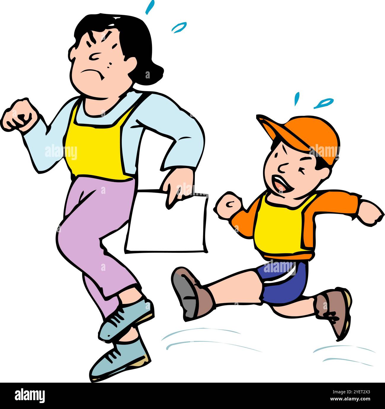 Orientierungslauf Stockfoto