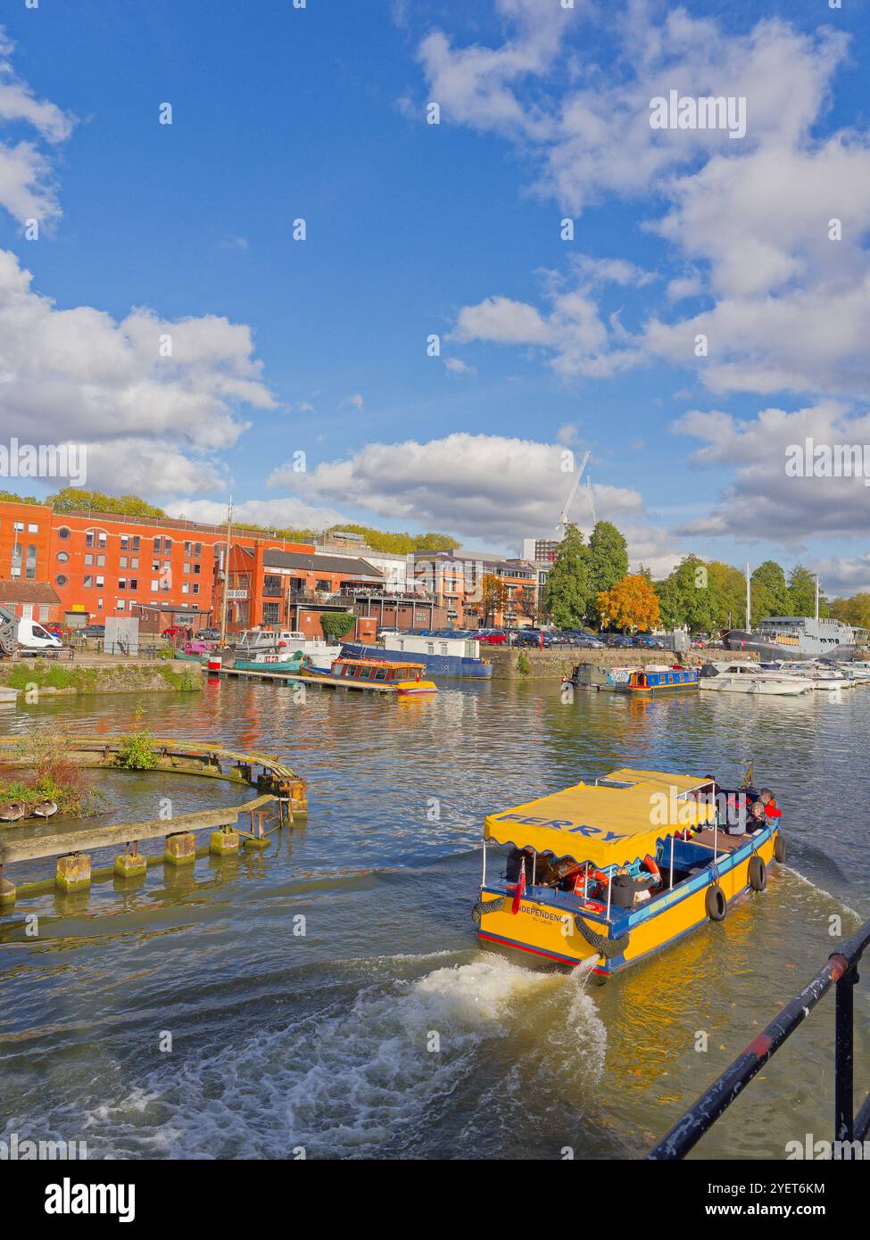 Wassertaxi, River Avon, Bristol, England, Großbritannien, GB Stockfoto