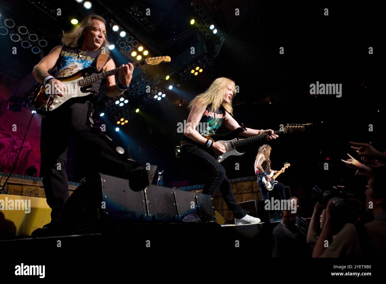 Iron Maiden tritt am 15. Juni 2008 im Madison Square Garden in New York City auf Stockfoto