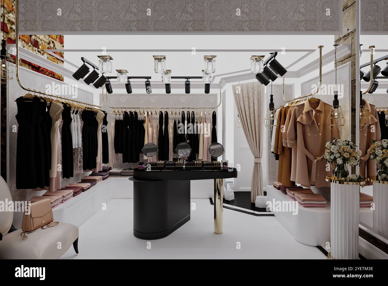 3D-Render Mode Shop Stockfoto