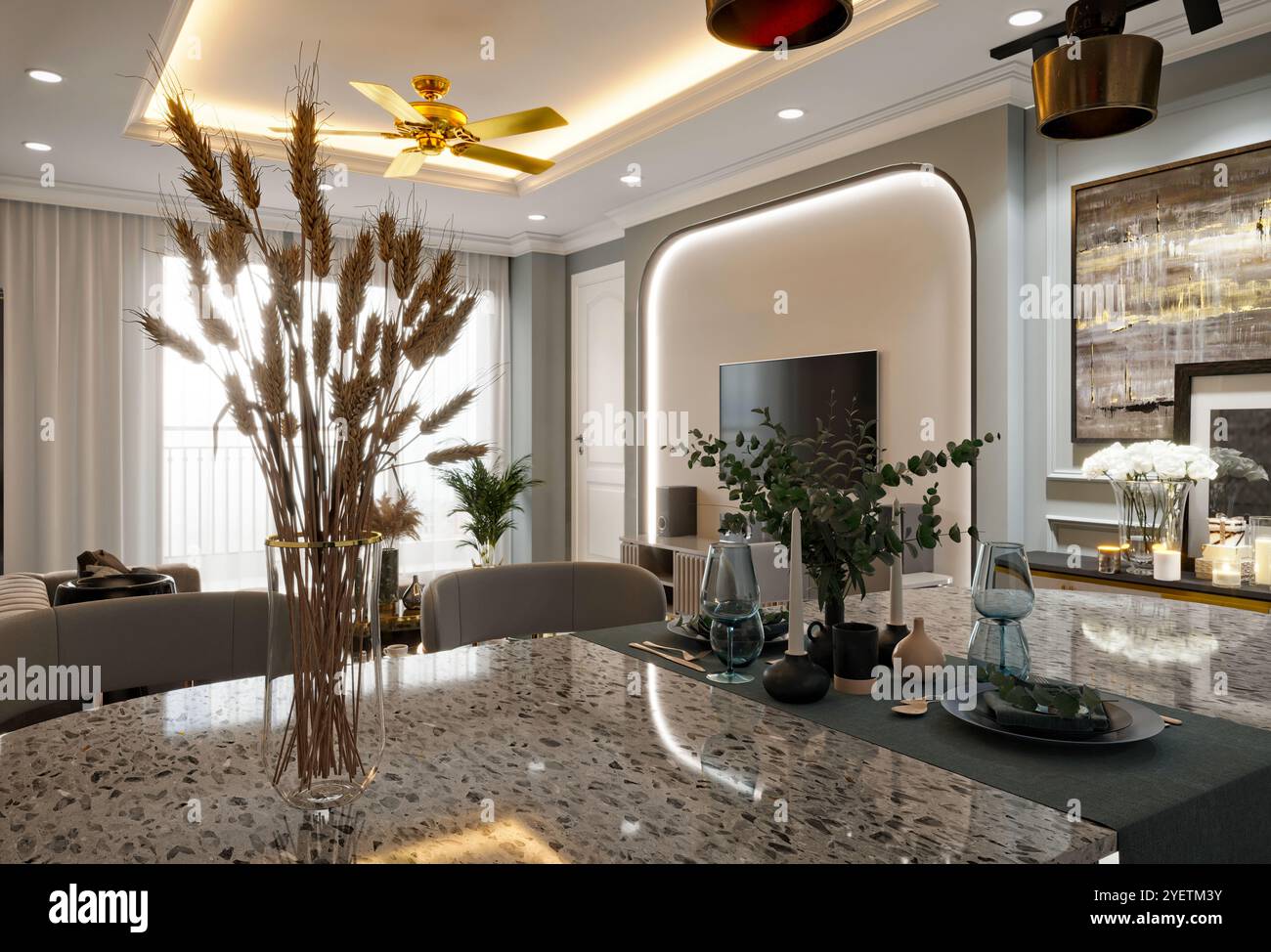 3D-Render Mode Shop Stockfoto