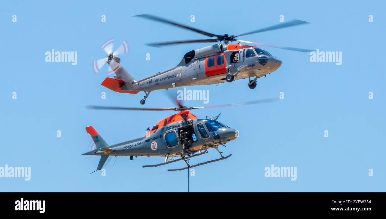 Sikorsky UH-60 Black Hawk Militärhubschrauber Stockfoto