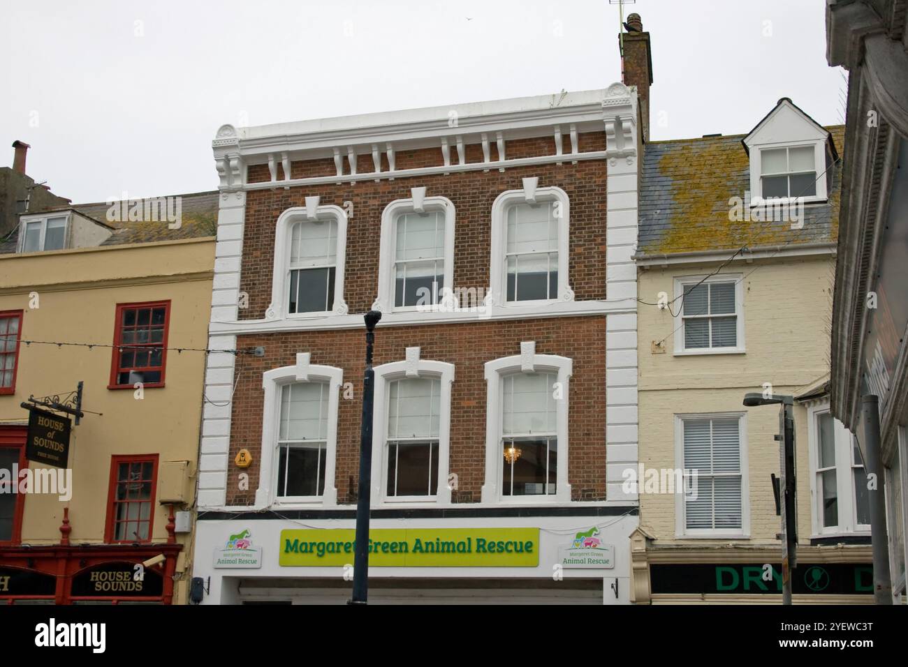 Architektur in Weymouth, Doset. Stockfoto