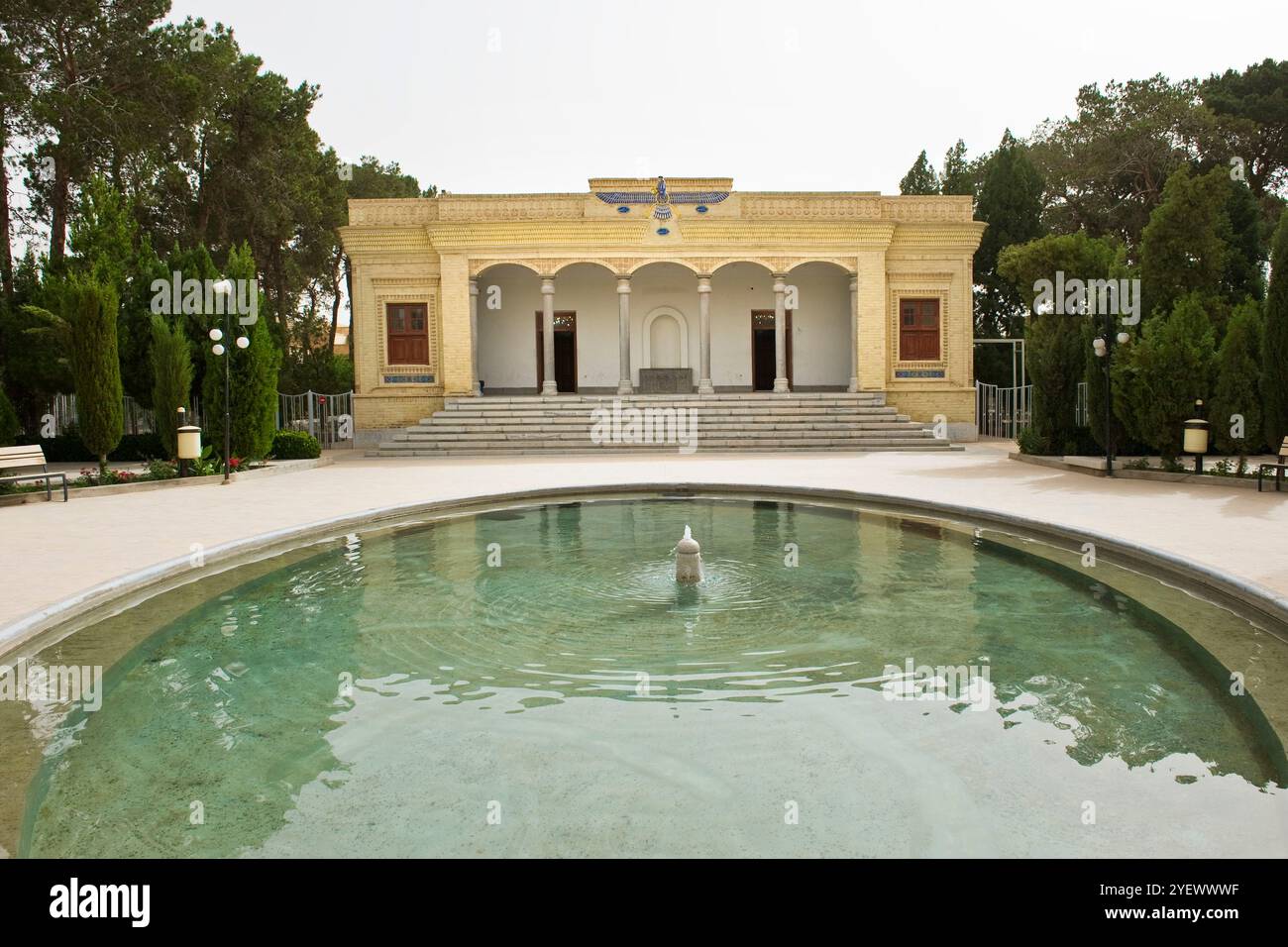 Iran. Yazd. Zoroastrischer Feuertempel Stockfoto