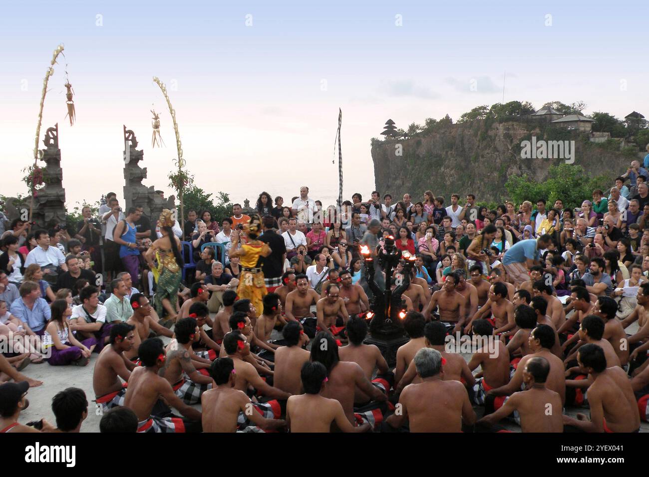 Kecak-Tanz. Bali. Indonesien Stockfoto