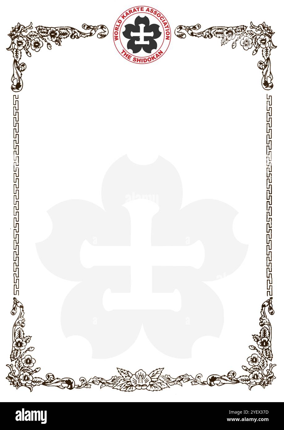 Traditionelles japanisches Kampfkunstkarate, Taekwon-Do, hapkido. Stockfoto