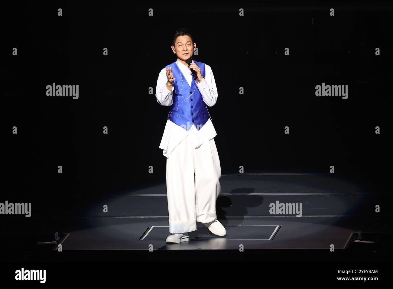 Taiwan, China. November 2024. Sänger Andy Lau tritt am 1. November 2024 in der Taipei Arena auf. (Foto: Costfoto/NurPhoto) Credit: NurPhoto SRL/Alamy Live News Stockfoto