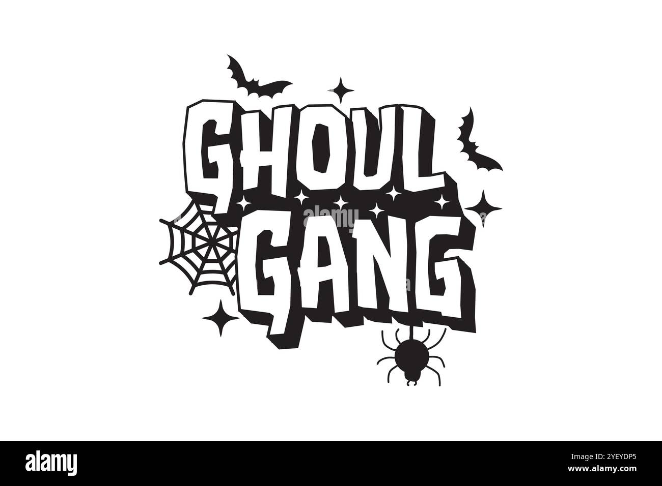 Kürbis Spooky T-Shirt SVG Design Stock Vektor