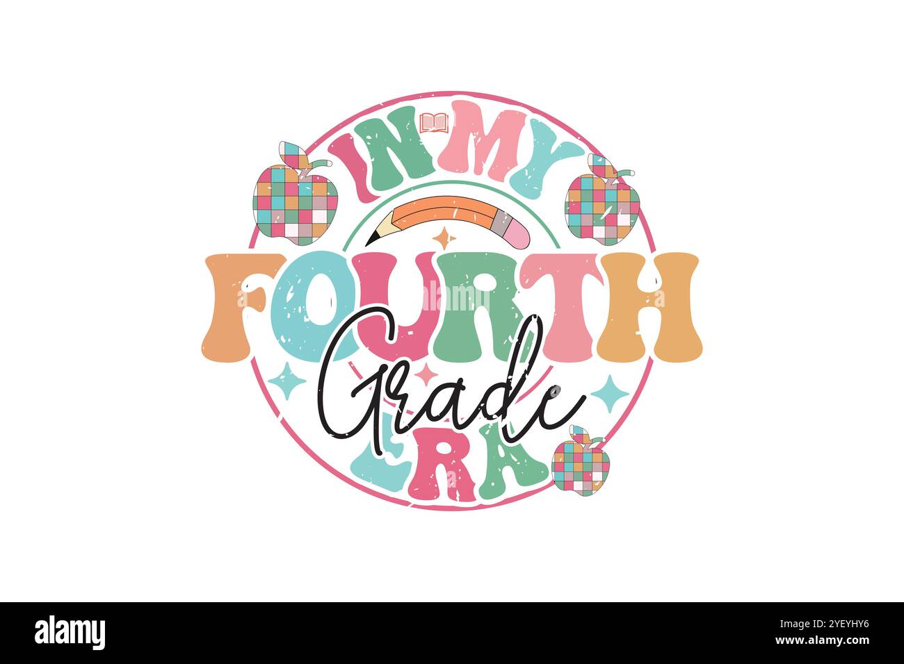 Lehrerbuch Hebeldesign SVG Stock Vektor