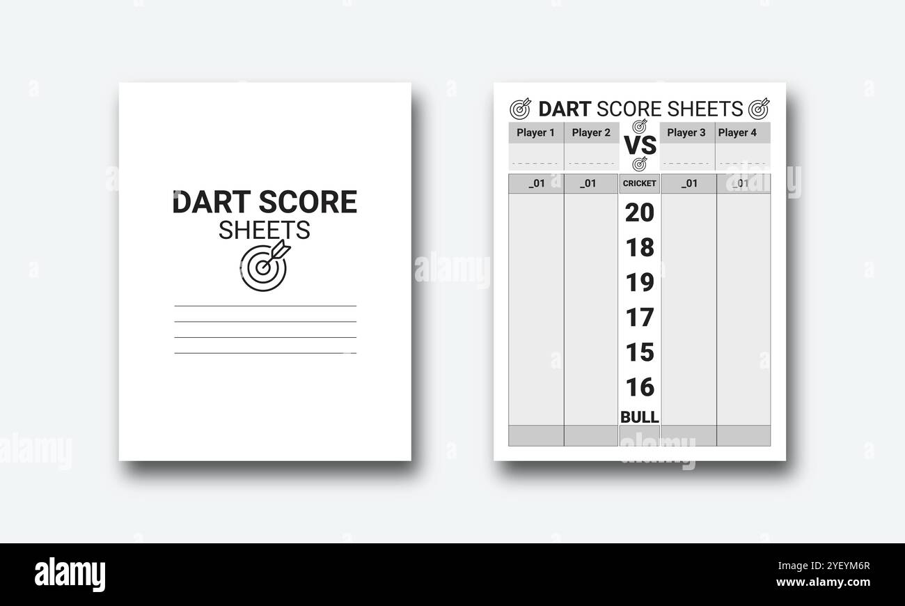 Innenvektoren des KDP-Logbuchs Stock Vektor