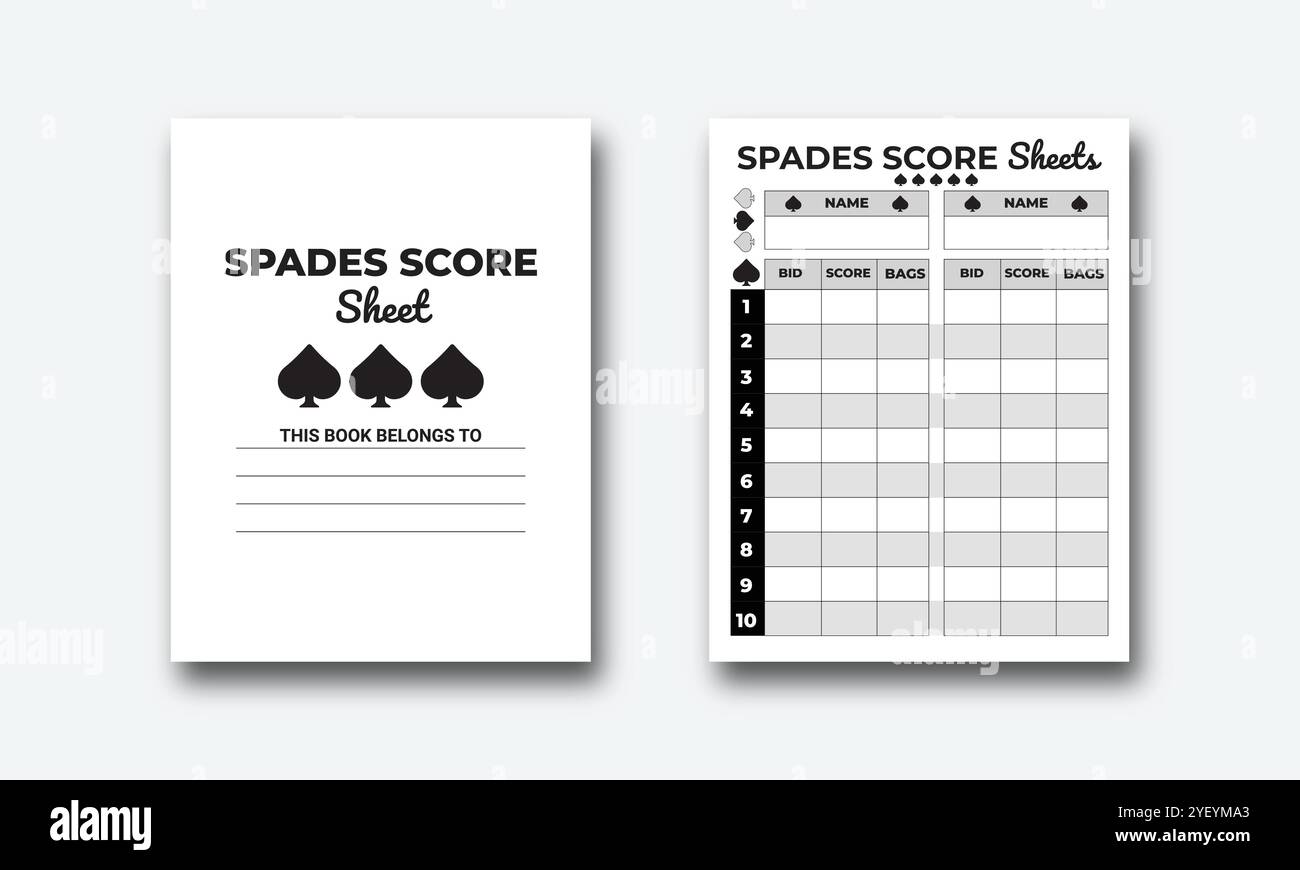 Innenvektoren des KDP-Logbuchs Stock Vektor