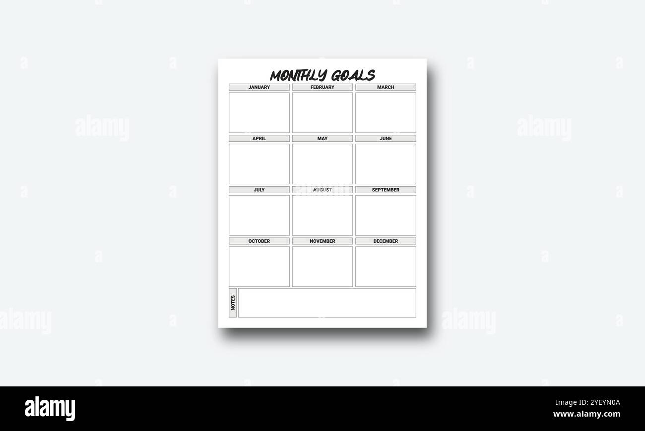 Innenvektoren des KDP-Logbuchs Stock Vektor