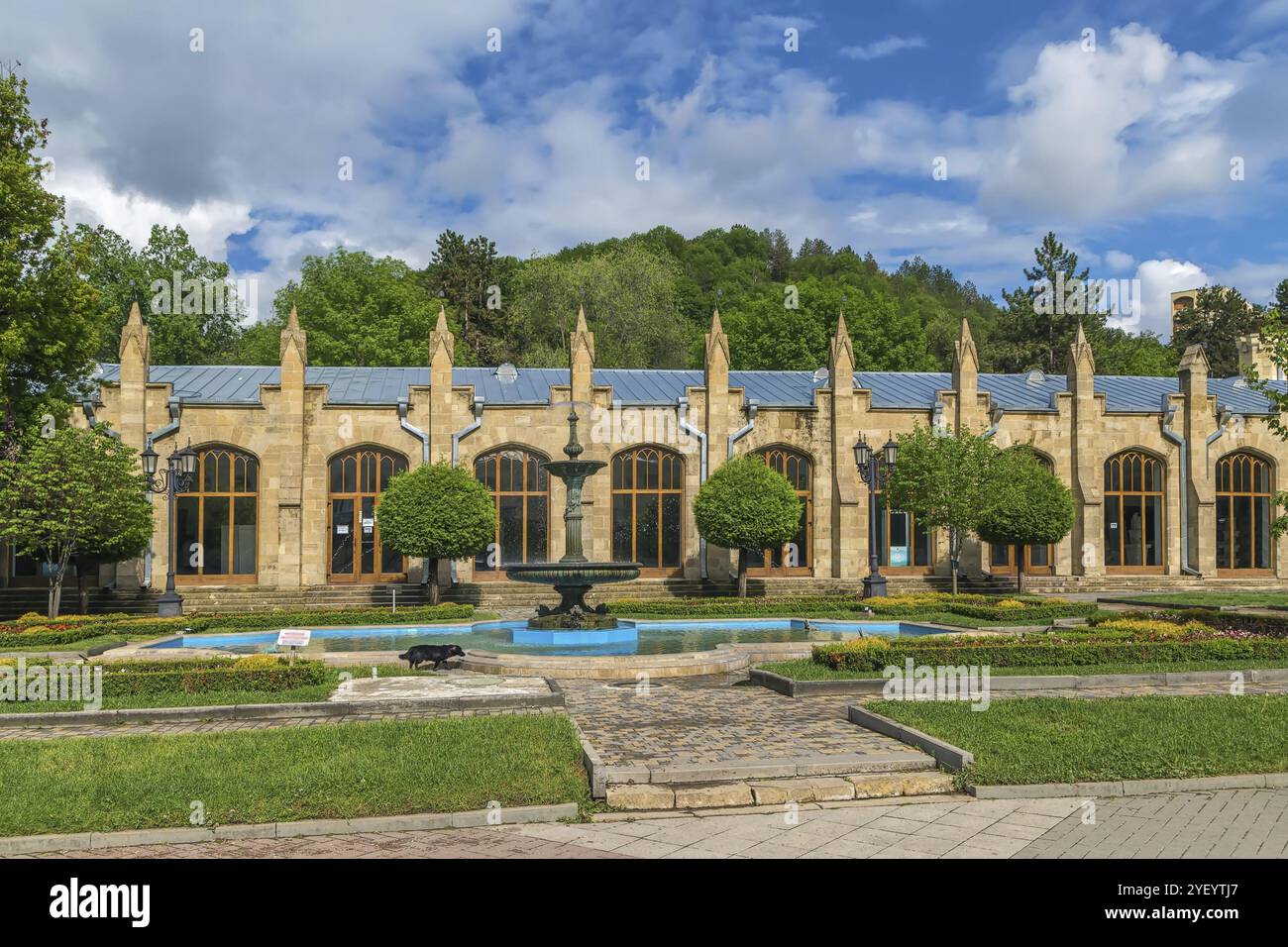 Narzan Galerie im Stadtzentrum von Kislowodsk, Russland, Europa Stockfoto