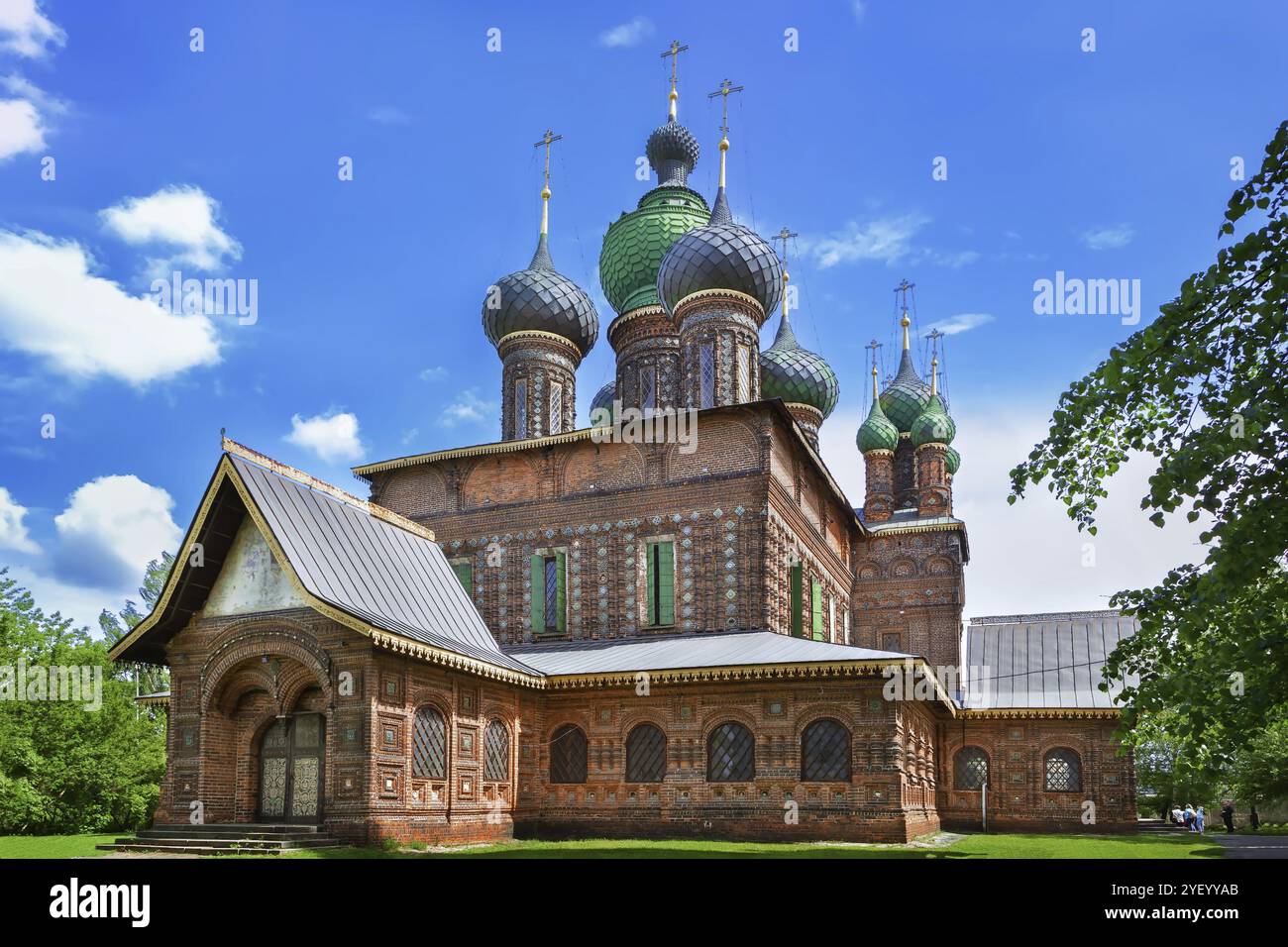 Die Kirche Johannes des Täufers gilt als Höhepunkt der Jaroslawl-Schule für Architektur, Jaroslawl, Russland, Europa Stockfoto