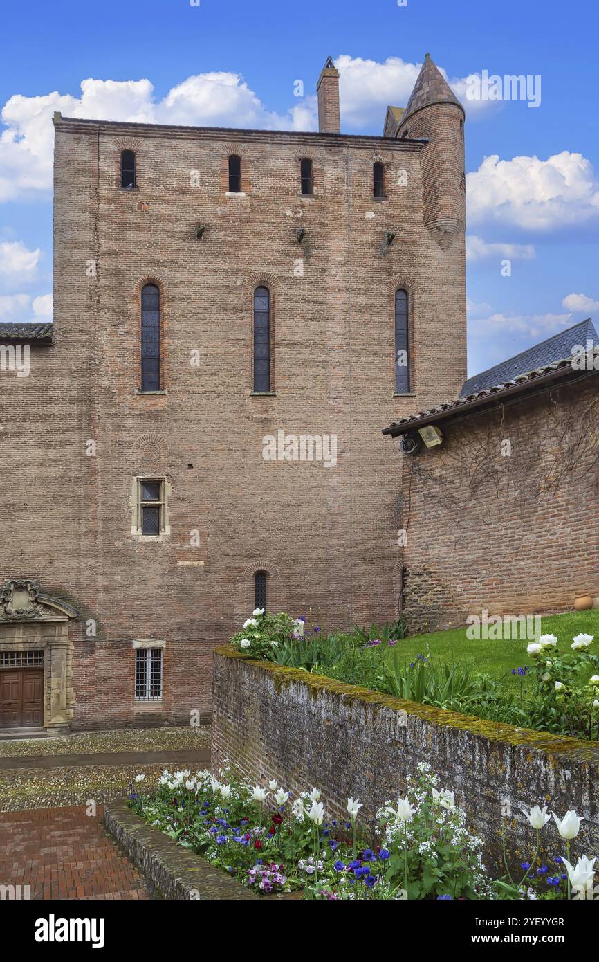 Berbie Palace ist ein alter Bischofspalast in Albi, Frankreich, Europa Stockfoto