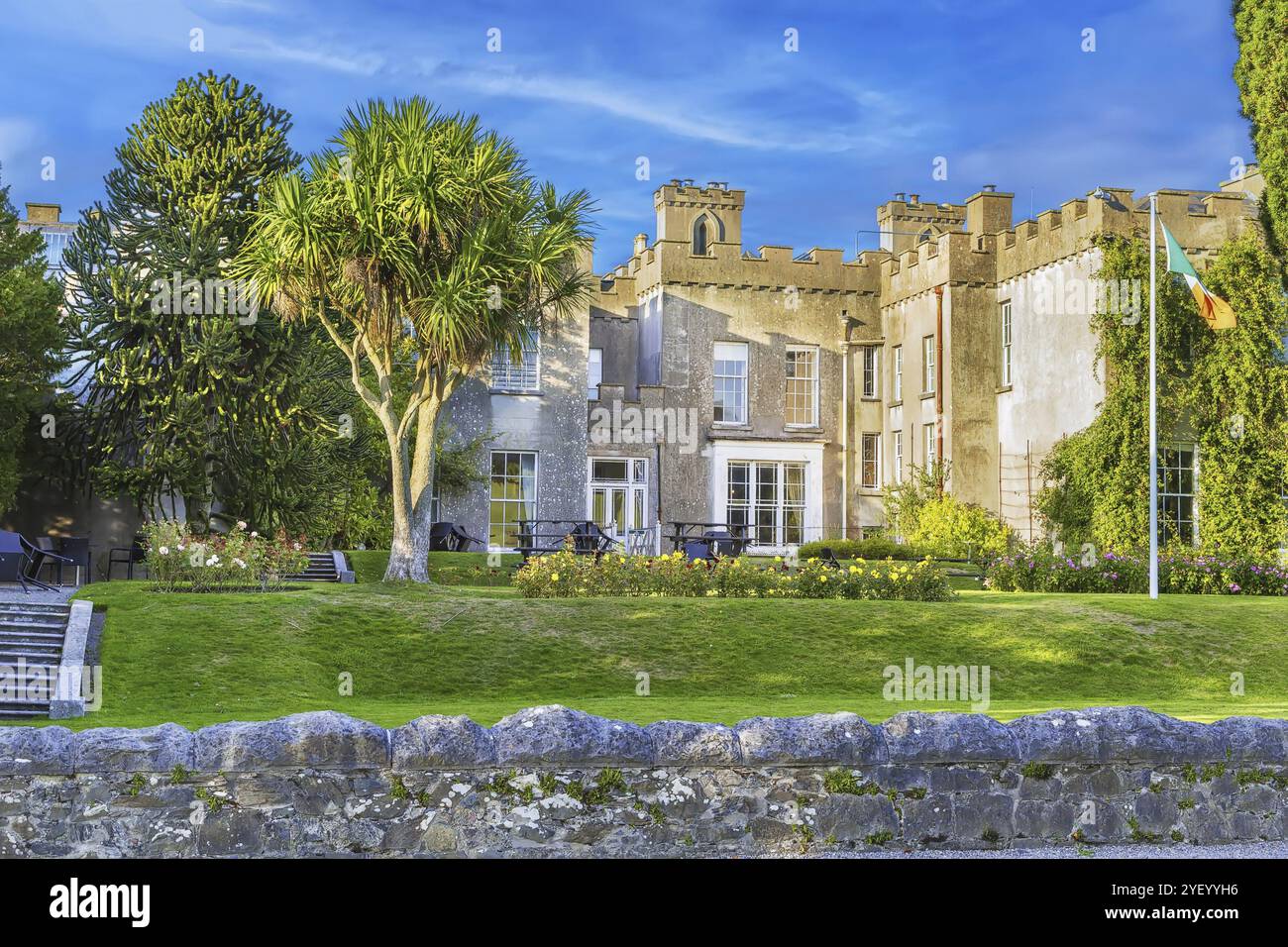 Ardgillan Castle ist ein Landhaus in Balbriggan, Dublin, Irland, Europa Stockfoto