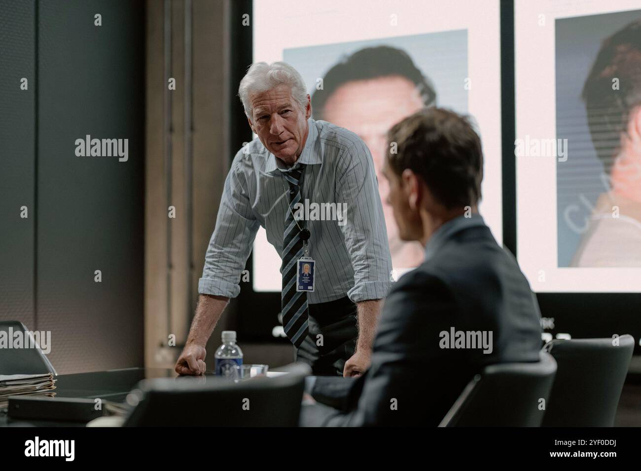 Die Agentur Richard Gere & Michael Fassbender Stockfoto