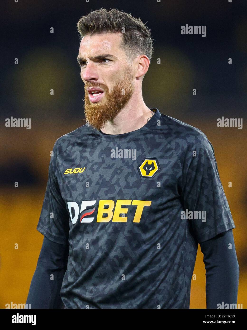 #1, José Sá von Wolves während des Premier League-Spiels zwischen Wolverhampton Wanderers und Crystal Palace in Molineux, Wolverhampton am Samstag, den 2. November 2024. (Foto: Stuart Leggett | MI News) Credit: MI News & Sport /Alamy Live News Stockfoto