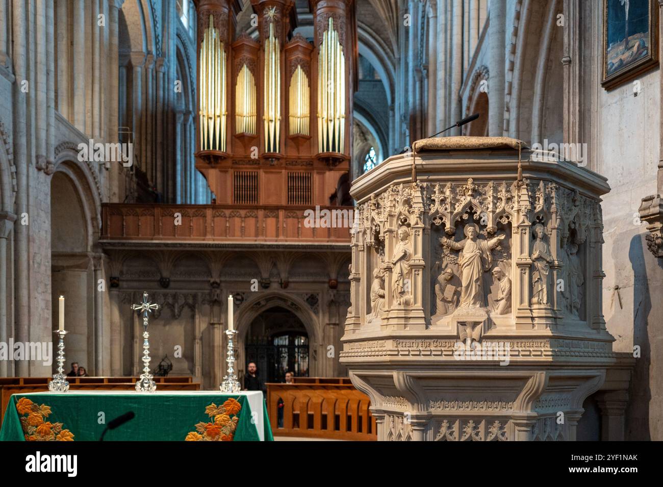 Norwich Cathedral Stockfoto