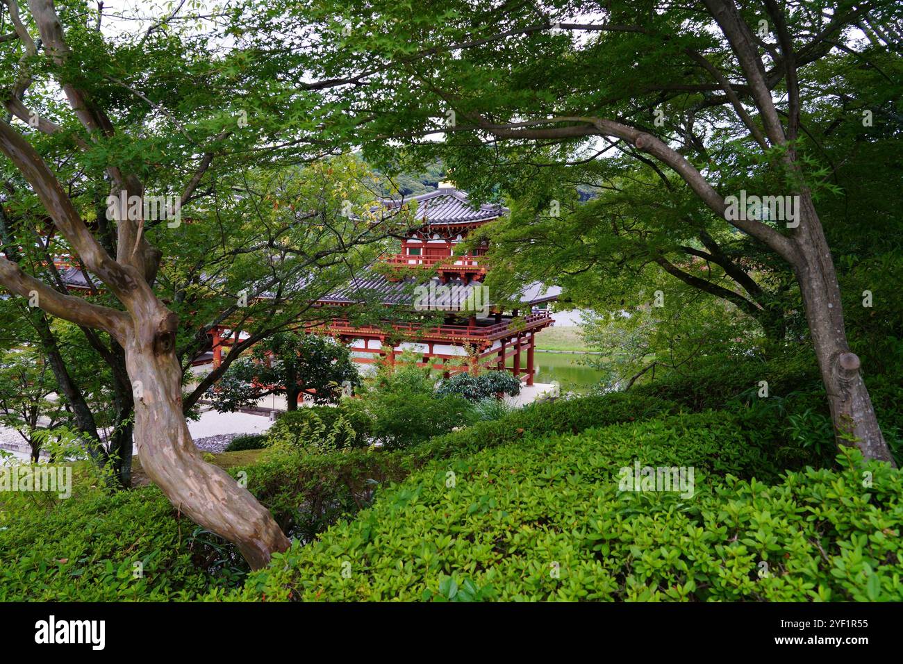 Uji Castlet südlich der Stadt Kyoto in der Präfektur Kyoto, Japan. Stockfoto