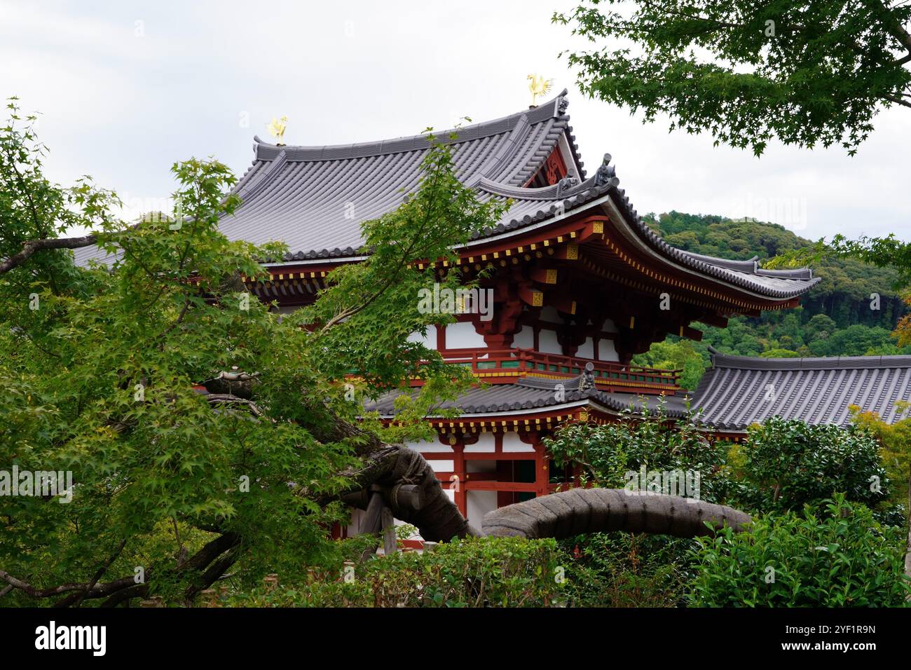 Uji Castlet südlich der Stadt Kyoto in der Präfektur Kyoto, Japan. Stockfoto