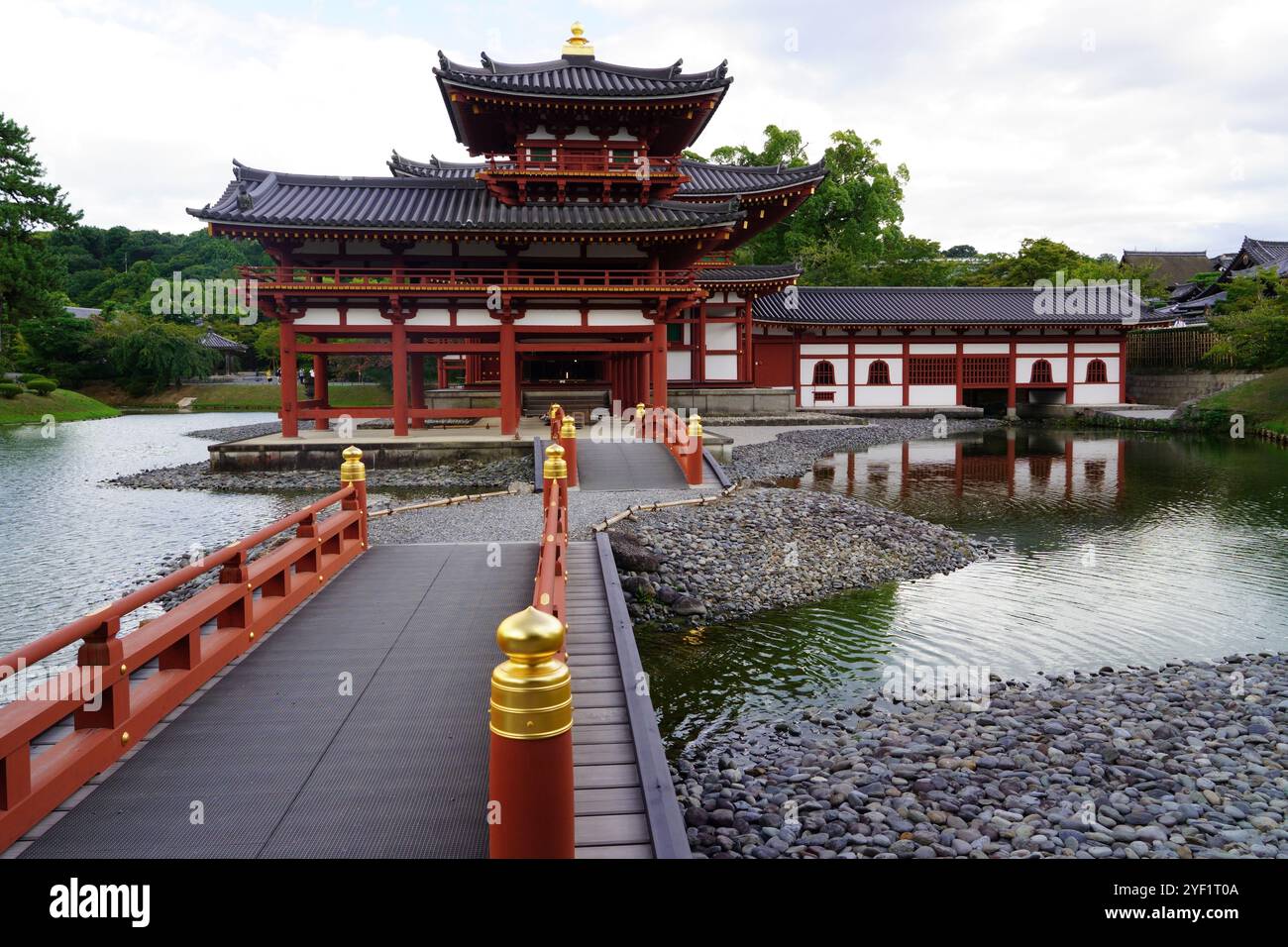Uji Castlet südlich der Stadt Kyoto in der Präfektur Kyoto, Japan. Stockfoto