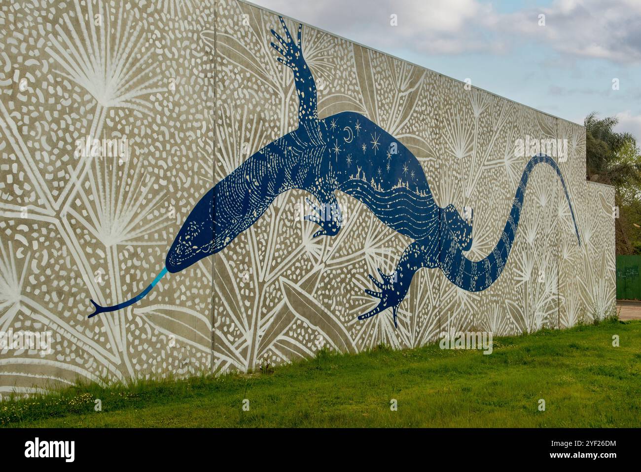 Street Art von Jack Bromell, Collie, Western Australia, Australien Stockfoto