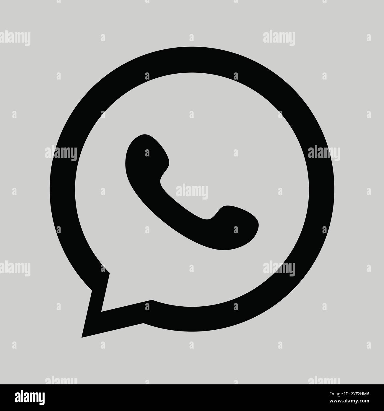WhatsApp Symbol Vektor Stock Vektor