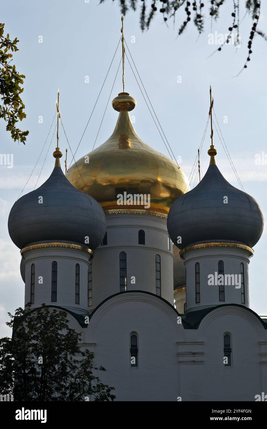 Kloster Nowodevichij. Sonniger Herbsttag. Moskau. Russland Stockfoto