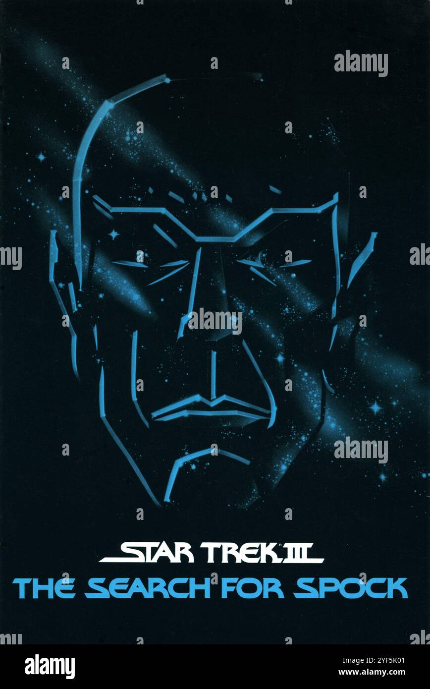 WILLIAM SHATNER LEONARD NIMOY DeForest KELLEY JAMES DOOHAN WALTER KOENIG GEORGE TAKEI und NICHELLE NICHOLS in STAR TREK III : THE SEARCH FOR SPOCK 1984 Regisseur LEONARD NIMOY Autor/Produzent Harve Bennett basierend auf Star Trek erstellt von Gene Roddenberry Musik James Horner Cinema Group Ventures / Paramount Pictures / United International Pictures (UIP) (in Großbritannien) Stockfoto